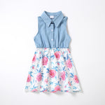 Mommy And Me Baby Kid Flower Print Dresses