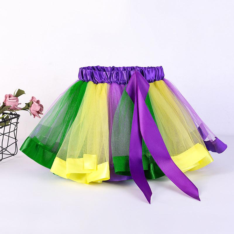 Colorful Mesh Tutu Skirt Wholesale Girls Fashion Clothes - PrettyKid