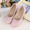Bow Soft Sole Leather Shoes For Kid Girls - PrettyKid