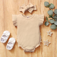 2-piece Headband & Romper for Baby Girl - PrettyKid