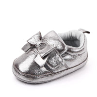 Bow Velcro soft sole baby shoe - PrettyKid