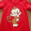 Soild Cartoon Monkey Pattern Jumpsuit Children's clothing wholesale - PrettyKid