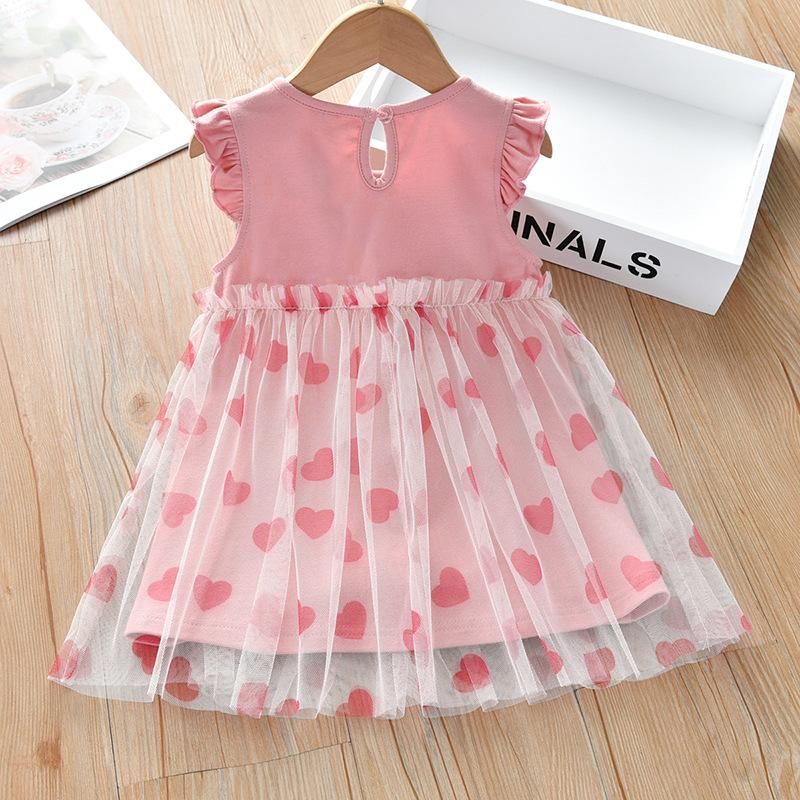 Sleeveless Mesh Princess Dress for Toddler Girl - PrettyKid