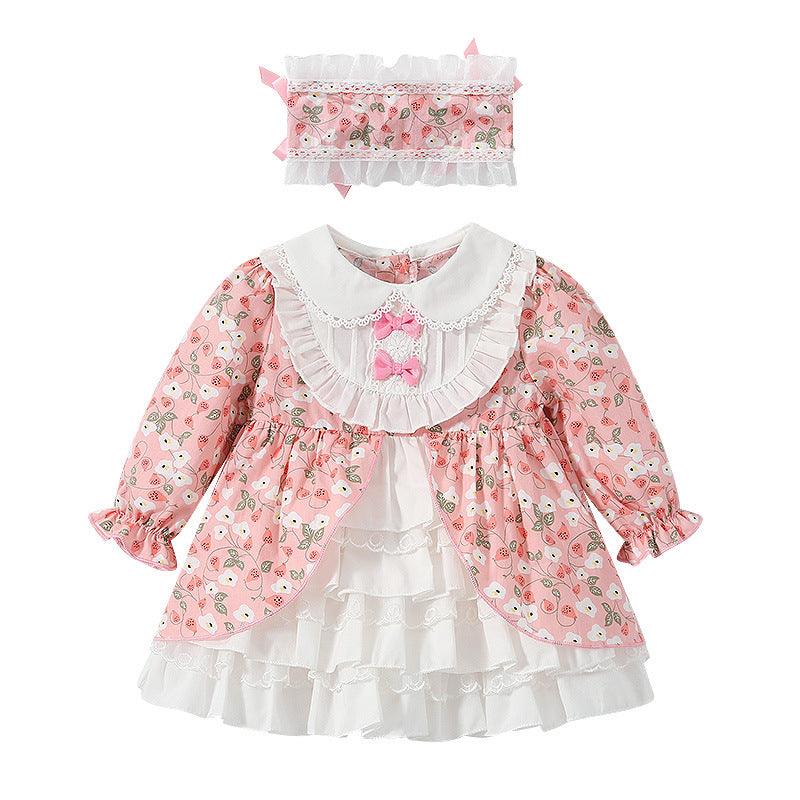 9months-4years Toddler Girls Dress & Hair Band Princess Dress Children'S Clothing Wholesale - PrettyKid