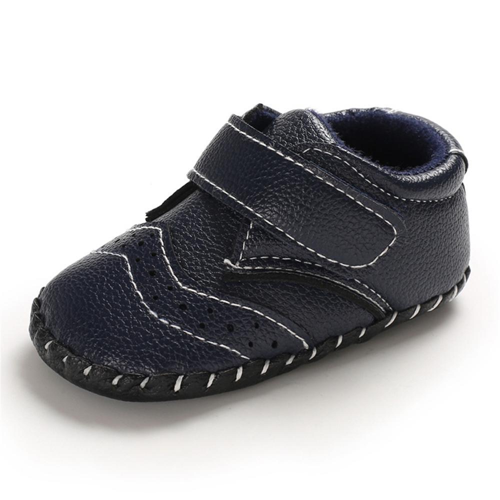 Baby Unisex Soft Non-Slip Magic Tape Flats Wholesale Baby Shoes Suppliers - PrettyKid