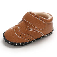 Baby Unisex Soft Non-Slip Magic Tape Flats Wholesale Baby Shoes Suppliers - PrettyKid