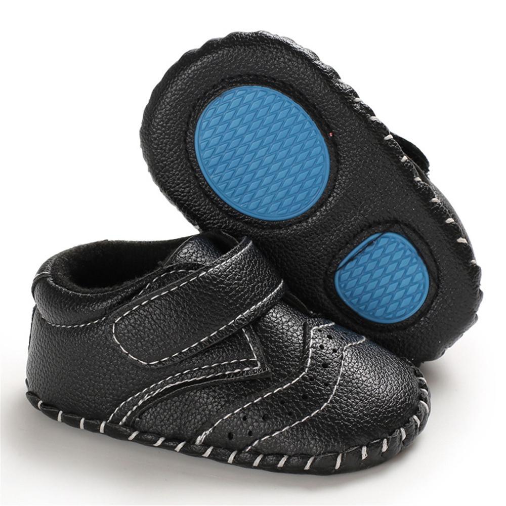 Baby Unisex Soft Non-Slip Magic Tape Flats Wholesale Baby Shoes Suppliers - PrettyKid