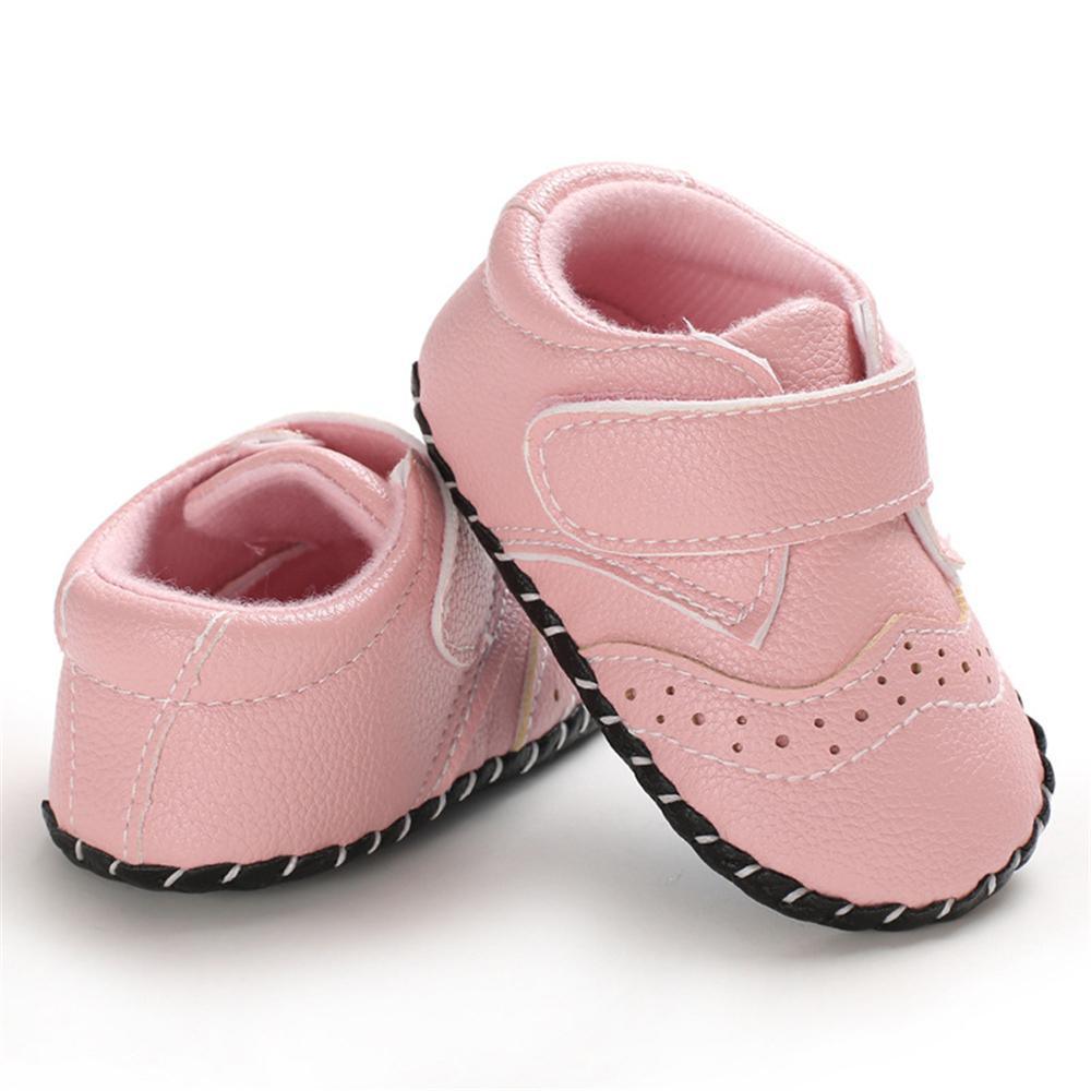 Baby Unisex Soft Non-Slip Magic Tape Flats Wholesale Baby Shoes Suppliers - PrettyKid