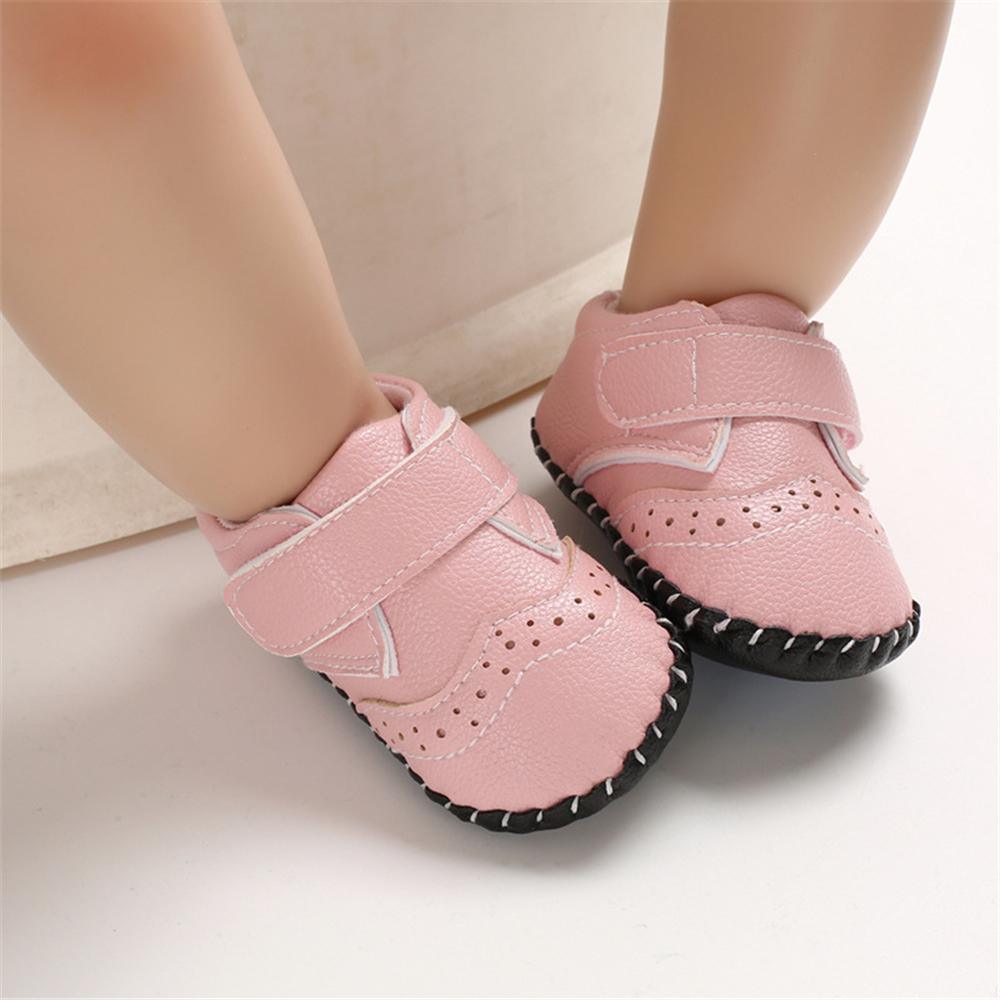 Baby Unisex Soft Non-Slip Magic Tape Flats Wholesale Baby Shoes Suppliers - PrettyKid