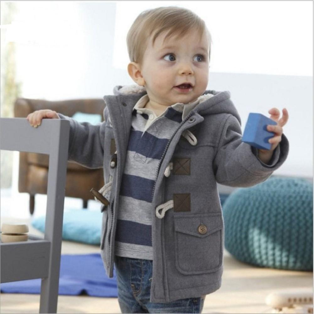 Boys Claw Button Hooded Jacket Boy Boutique Clothing Wholesale - PrettyKid