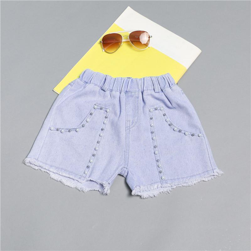 Grow Girl Pearl Denim Shorts - PrettyKid