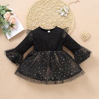 Long Sleeve Mesh Princess Dress for Toddler Girl - PrettyKid