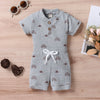 Baby Rainbow-Print Ribbed Top And Shorts Baby Outfit Sets - PrettyKid