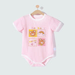 Baby Girl Animal Pattern Summer Bodysuit - PrettyKid