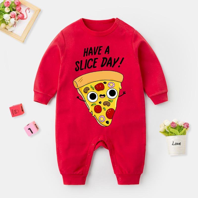 Pizza Pattern Jumpsuit for Baby - PrettyKid