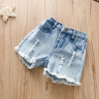 2pcs Fashion Floral Top and Jeans Wholesale children's clothing - PrettyKid