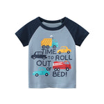 18M-9Y Toddler Boys Car Letter Print T-Shirts Wholesale Boys Boutique Clothing - PrettyKid