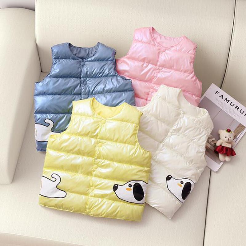 Cartoon Design Puffer Jacket for Toddler Girl - PrettyKid