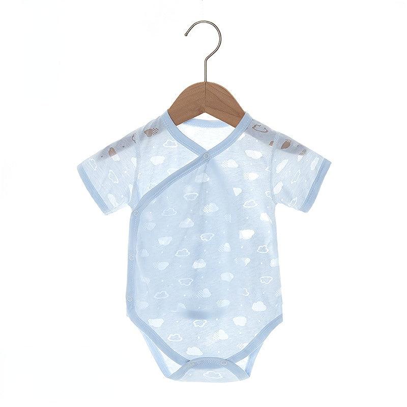 Newborn short-sleeved one-piece summer dress