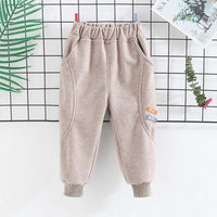 Solid Letter Knit Pants for Children Boy - PrettyKid