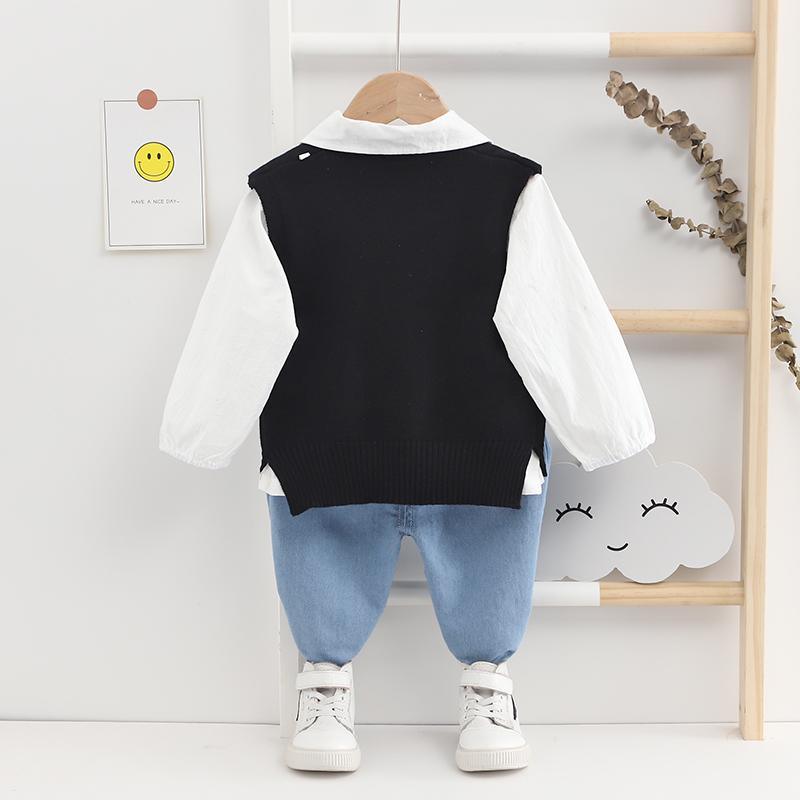 3-piece Vest & Shirt & Pants for Toddler Girl - PrettyKid