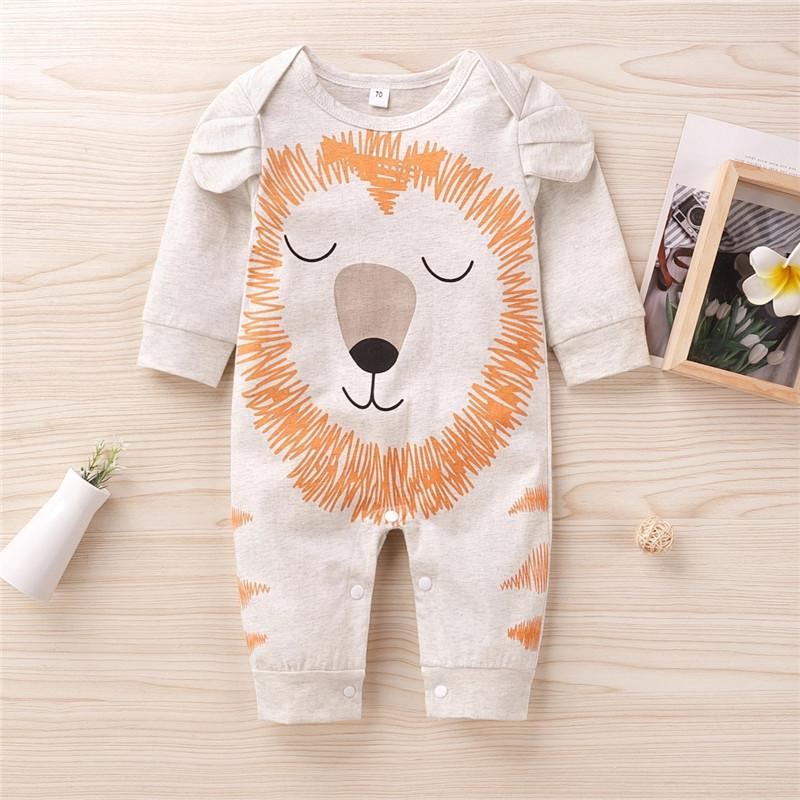 Lion Pattern Jumpsuit for Baby Boy - PrettyKid