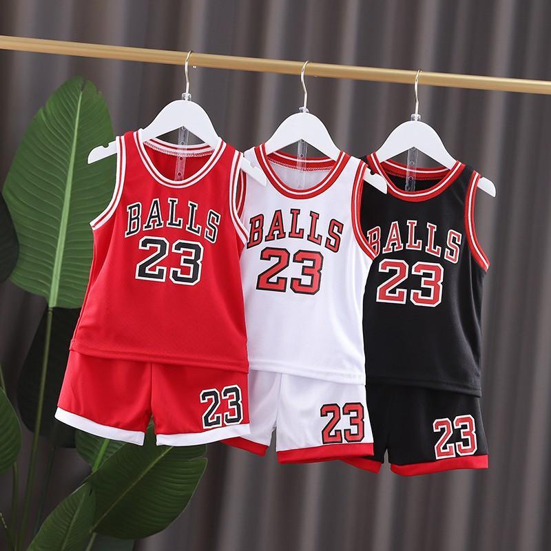 2 Pieces Basketball Tank & Shorts for Children Boy - PrettyKid