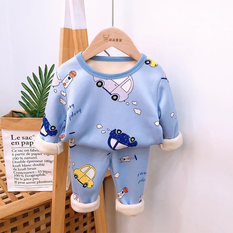 2-piece Cartoon Design Pajamas Sets for Children Boy - PrettyKid