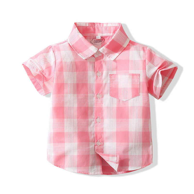 18M-6Y Toddler Boys Plaid Shirts Wholesale Boys Boutique Clothing - PrettyKid
