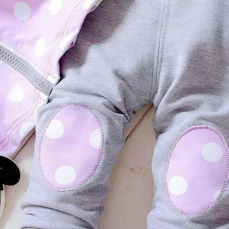 3-piece Polka Dot Coat & Pants & Bag for Toddler Girl Wholesale Children's Clothing - PrettyKid