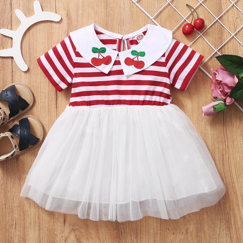 Striped Dress for Baby Girl - PrettyKid