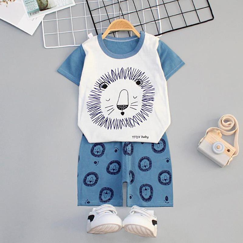 2-piece Thin Pajamas Sets for Toddler Boy Wholesale Children's Clothing - PrettyKid