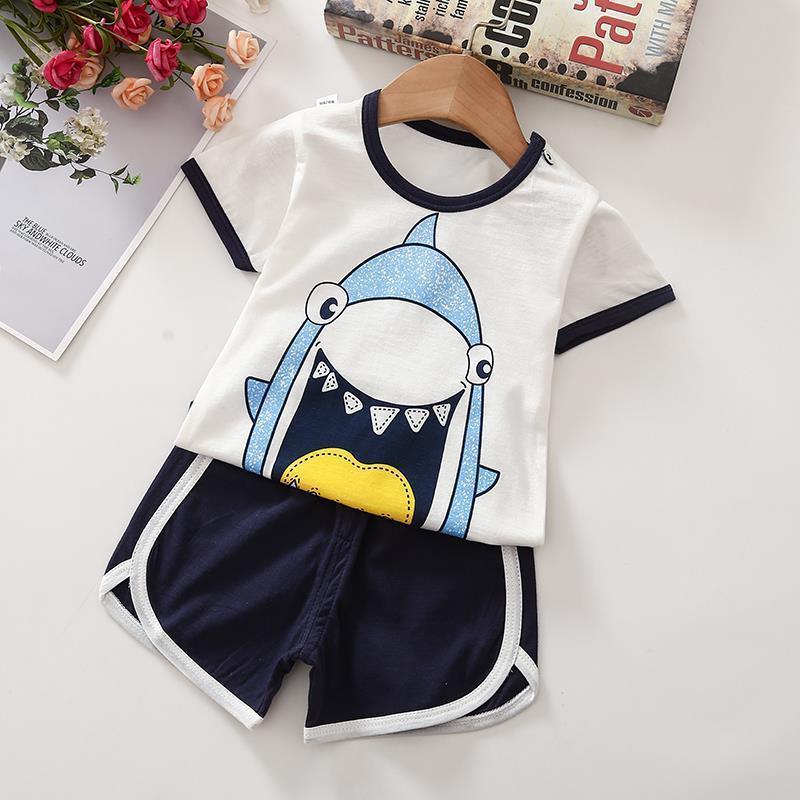 2-piece T-shirt & Shorts for Toddler Boy Wholesale Children's Clothing - PrettyKid