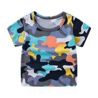 Cartoon Pattern T-shirt for Boy - PrettyKid