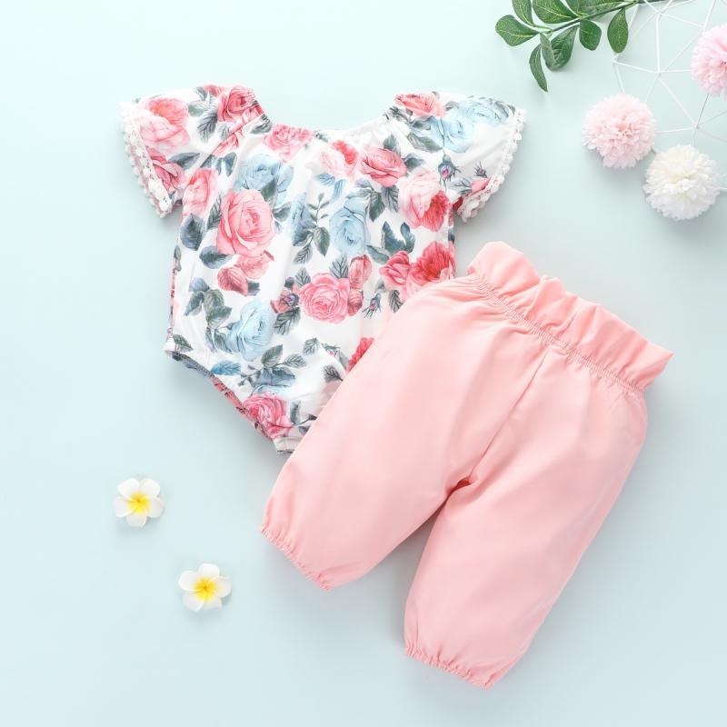 2-piece Ruffle Romper & Pants for Baby Girl - PrettyKid