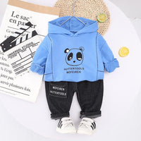 2-piece Panda Pattern Hoodie & Pants for Children Boy - PrettyKid