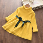 Sweet Solid Dress for Toddler Girl - PrettyKid