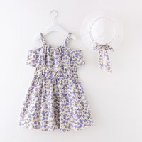 Toddler Ruffle Trim Polka Dot Cami Dress - PrettyKid