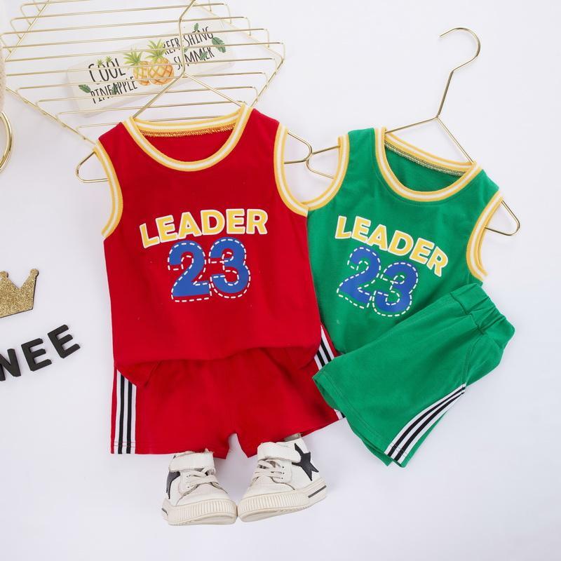 2-piece Numbers Pattern Vest & Shorts for Children Boy - PrettyKid