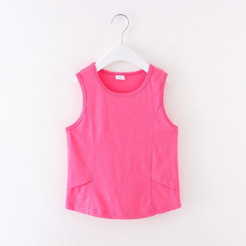 Toddler Boy Solid Color Sleeveless Top - PrettyKid