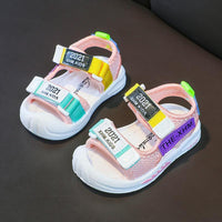 wholesale baby clothes Toddler Children's Lettered Pattern Sandals Wholesale - PrettyKid