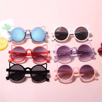 Children Cat Ears Design Sunglasses - PrettyKid