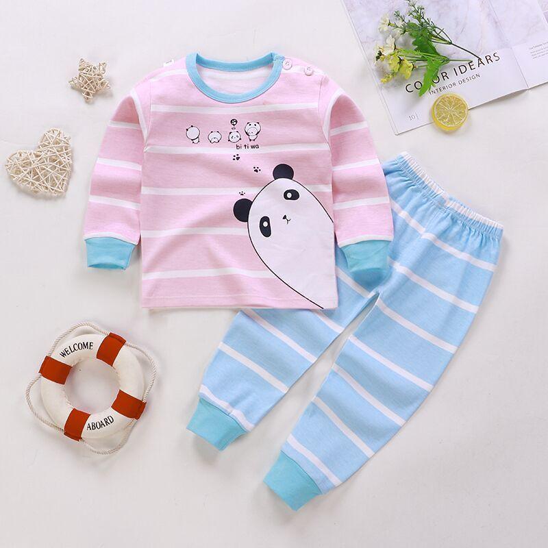 2-piece Cartoon Design Pajamas Sets for Toddler Girl - PrettyKid