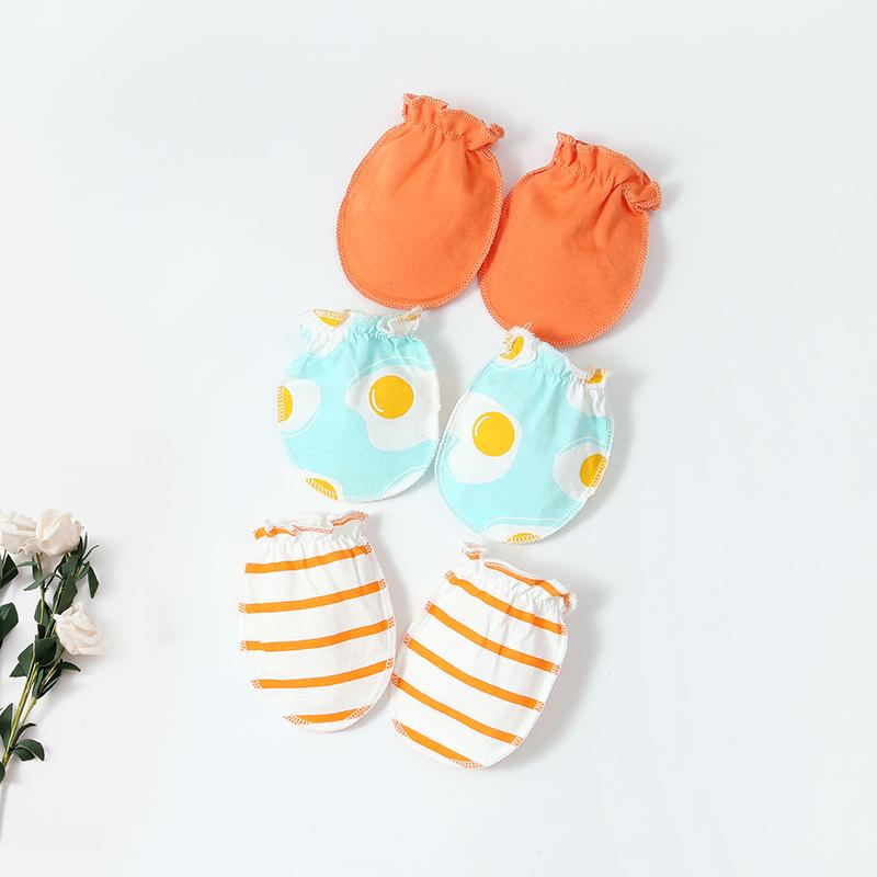 3-piece Baby Anti-scratch Gloves Children's Clothing - PrettyKid
