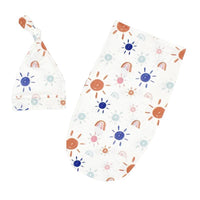 2-piece Baby Sleeping Bag Cap Set - PrettyKid