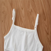 Girls 3-Piece Hollow Out Hooded Tops & Tank & Pants Wholesale - PrettyKid