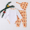 Baby 3-Piece Turkey Day Letter Printed Sets Baby Boutique Clothes Wholesale - PrettyKid