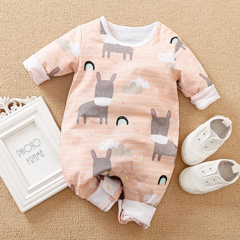 Little Donkey Jumpsuit for Baby Girl - PrettyKid