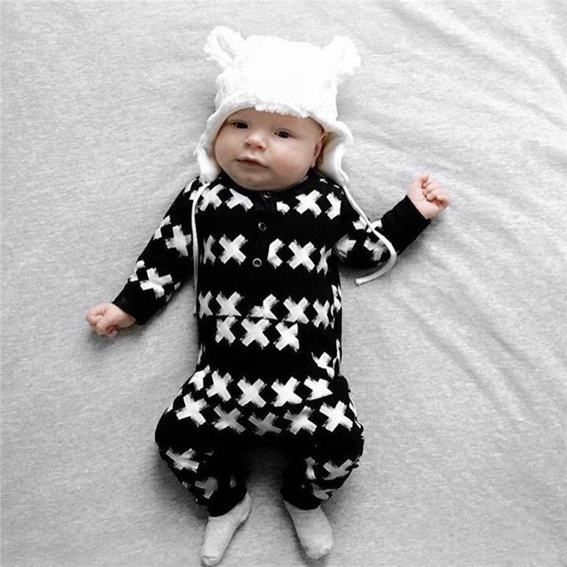 Geometric Pattern Jumpsuit for Baby Wholesale children's clothing - PrettyKid