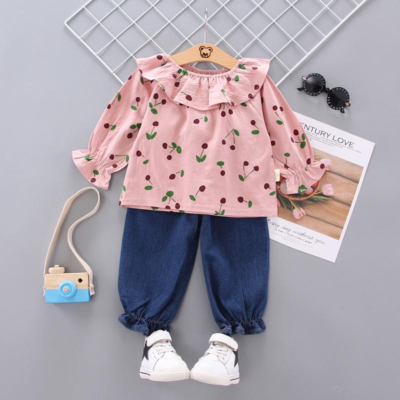 2-piece Ruffle Top & Pants for Toddler Girl - PrettyKid